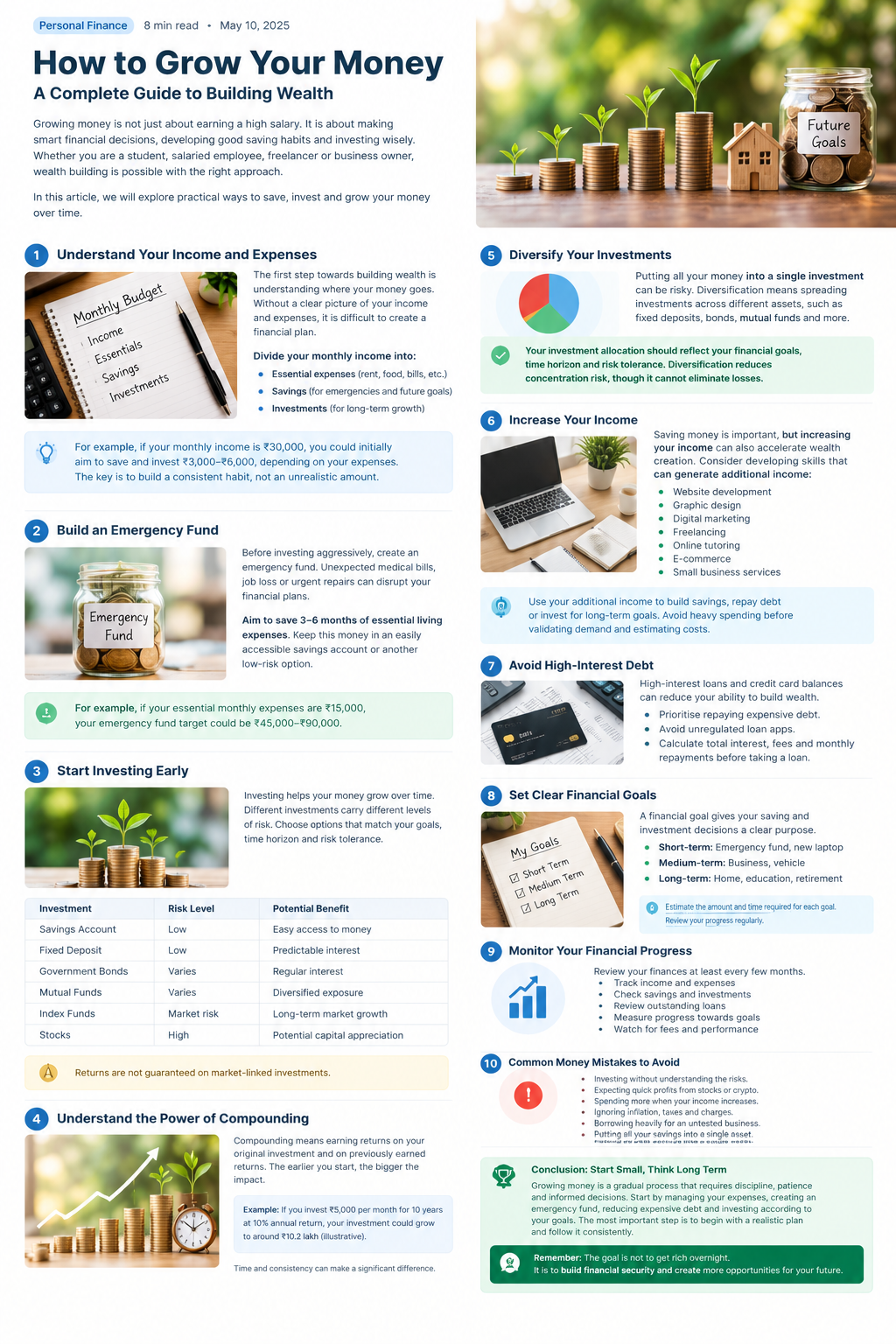 How to Grow Your Money: A Complete Guide to Building Wealth
